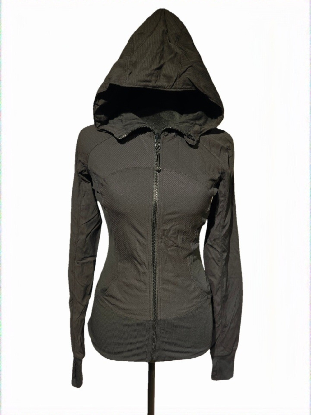 lululemon athletica In Flux Reversible Zip Up Black Hoodie Jacket